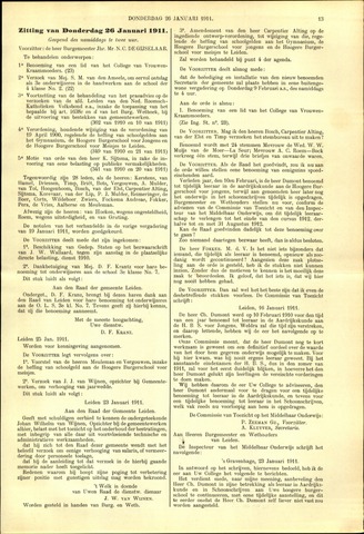 Handelingen van de Raad 1911-01-26