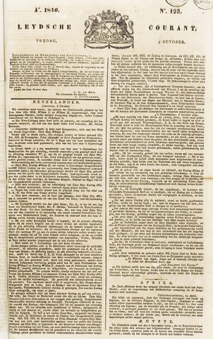 Leydse Courant 1840-10-09