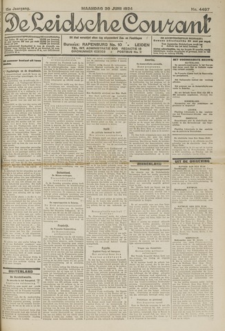 Leidsche Courant 1924-06-30