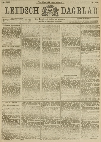 Leidsch Dagblad 1903-08-21