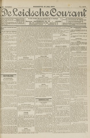Leidsche Courant 1924-07-16
