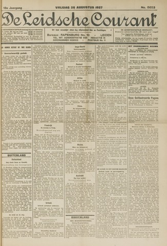 Leidsche Courant 1927-08-26