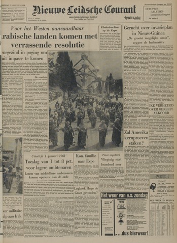 Nieuwe Leidsche Courant 1958-08-21
