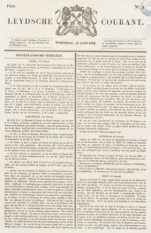 Leydse Courant 1848-01-19