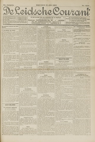 Leidsche Courant 1924-07-21