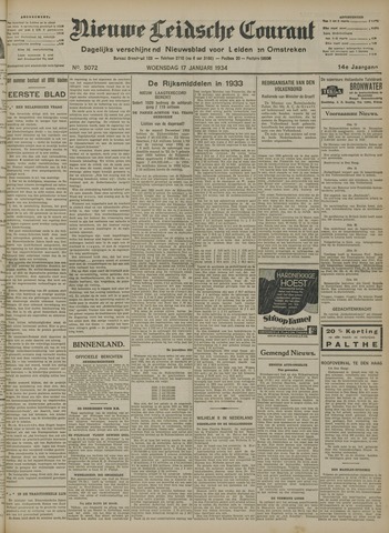 Nieuwe Leidsche Courant 1934-01-17