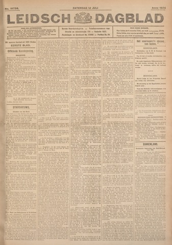 Leidsch Dagblad 1924-07-12