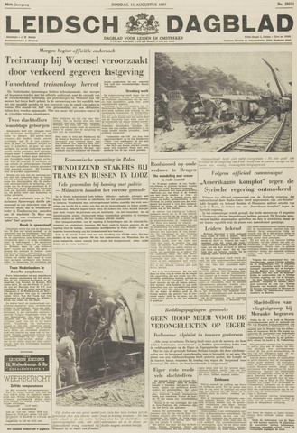 Leidsch Dagblad 1957-08-13