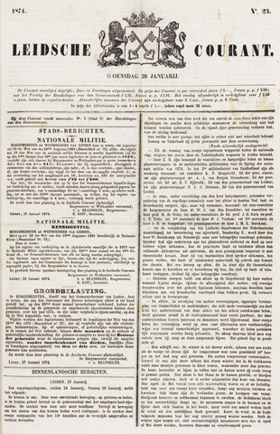 Leydse Courant 1874-01-28