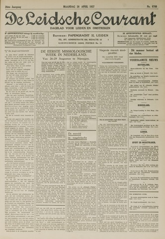 Leidsche Courant 1937-04-26