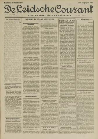 Leidsche Courant 1941-10-20