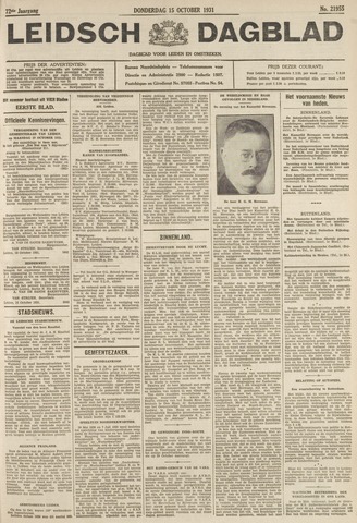 Leidsch Dagblad 1931-10-15