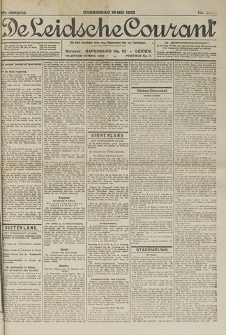 Leidsche Courant 1922-05-18