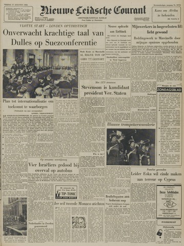 Nieuwe Leidsche Courant 1956-08-17