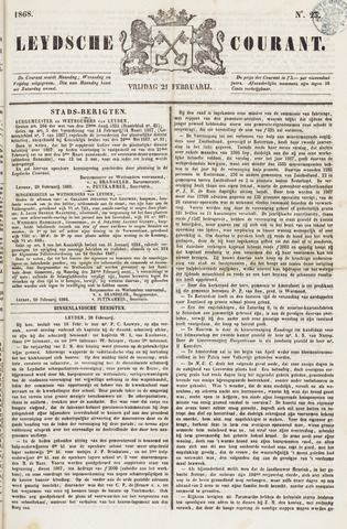 Leydse Courant 1868-02-21