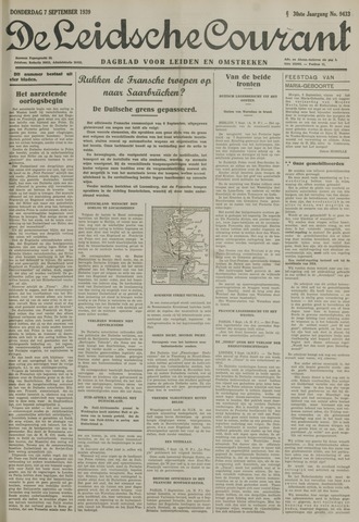 Leidsche Courant 1939-09-07