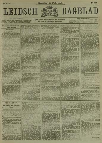 Leidsch Dagblad 1910-02-21