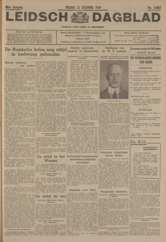 Leidsch Dagblad 1939-12-22