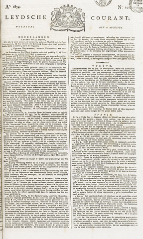 Leydse Courant 1834-08-20