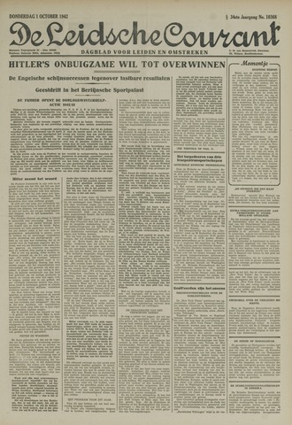 Leidsche Courant 1942-10-01