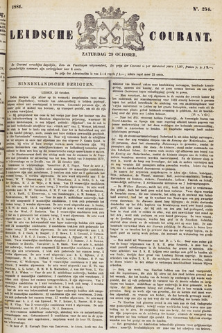 Leydse Courant 1881-10-29