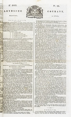 Leydse Courant 1843-04-17