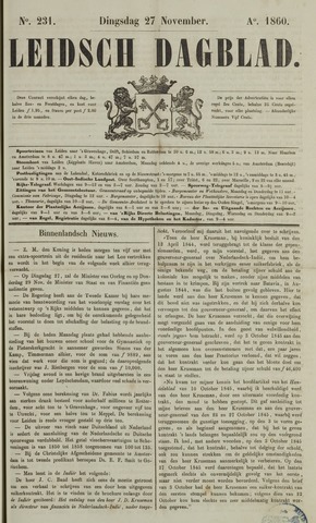 Leidsch Dagblad 1860-11-27