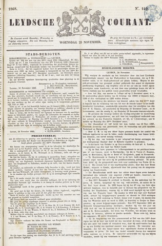 Leydse Courant 1868-11-25