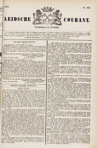 Leydse Courant 1878-10-31
