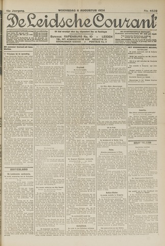 Leidsche Courant 1924-08-06