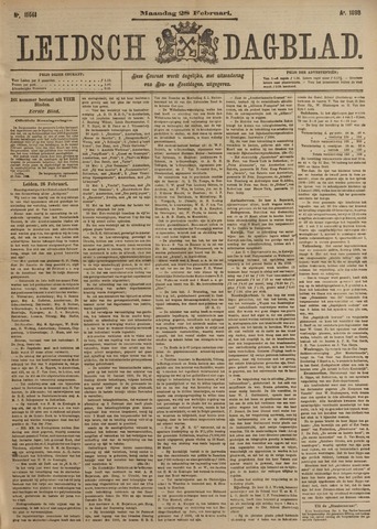 Leidsch Dagblad 1898-02-28