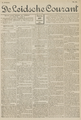 Leidsche Courant 1911-11-27