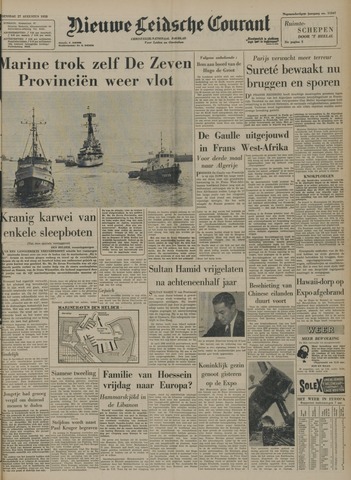 Nieuwe Leidsche Courant 1958-08-27