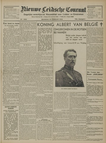 Nieuwe Leidsche Courant 1934-02-19