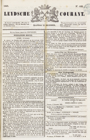 Leydse Courant 1868-12-21