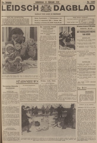 Leidsch Dagblad 1939-02-23