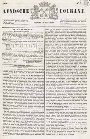 Leydse Courant 1868-01-10