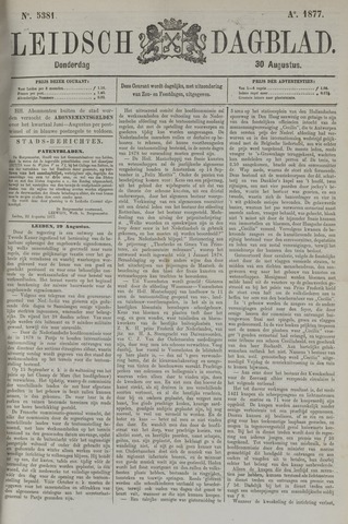 Leidsch Dagblad 1877-08-30