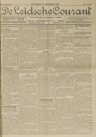 Leidsche Courant 1922-12-20