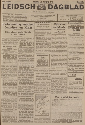 Leidsch Dagblad 1939-08-28