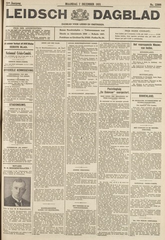 Leidsch Dagblad 1931-12-07
