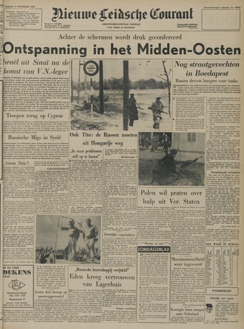 Nieuwe Leidsche Courant 1956-11-09