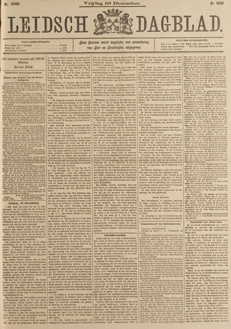Leidsch Dagblad 1898-12-16