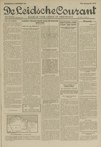 Leidsche Courant 1941-11-27