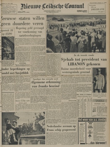Nieuwe Leidsche Courant 1958-07-31
