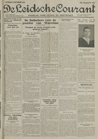 Leidsche Courant 1939-09-09
