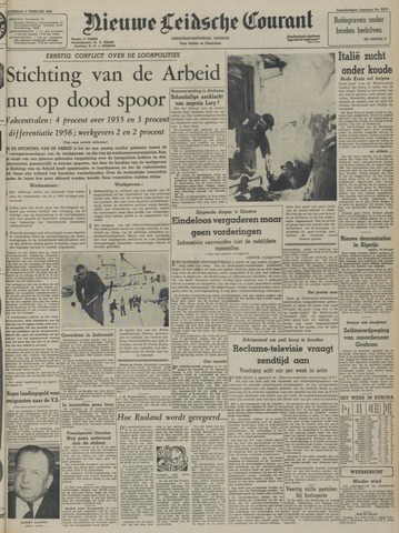 Nieuwe Leidsche Courant 1956-02-11