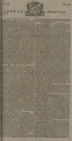 Leydse Courant 1738-11-03