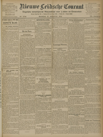 Nieuwe Leidsche Courant 1932-08-15
