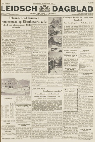 Leidsch Dagblad 1953-12-10